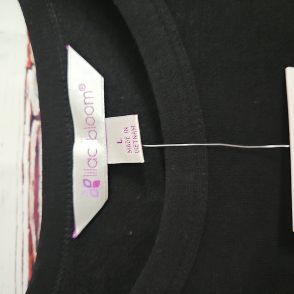 NWT lilac Bloom Black Dress - Picture 4 of 12